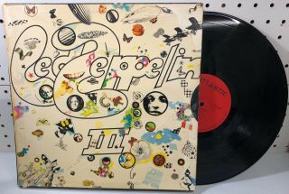 Led Zeppelin: Led Zeppelin Iii Lp Vinyl Record Rare Red Label Import