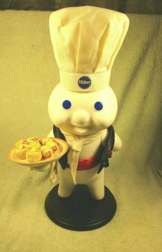 Pillsbury Doughboy Danbury Serving A Tray Of Food Figure