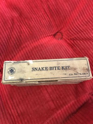 Vintage B.  F.  Mcdonald Company,  Snake Bite Kit,  5112 South Hoover Street,  La
