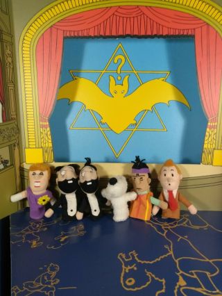 Tintin Herge/moulinsart Theatre/finger Puppets Rare Toy Only 1 On Us Ebay