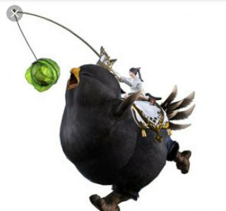 Final Fantasy Xiv Fat Black Chocobo Mount Dlc Code (usa North America)