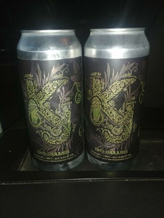 Tree House Brewing King Jjjuliusss 2 Collectible Cans " Empty "