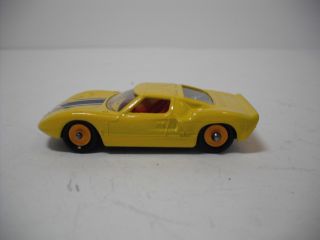 Vintage 1965 Matchbox Lesney 41c Ford Gt; White Restored To Rare Yellow 6.