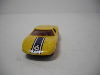 Vintage 1965 Matchbox Lesney 41C FORD GT; WHITE RESTORED TO RARE YELLOW 6. 2