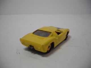 Vintage 1965 Matchbox Lesney 41C FORD GT; WHITE RESTORED TO RARE YELLOW 6. 4