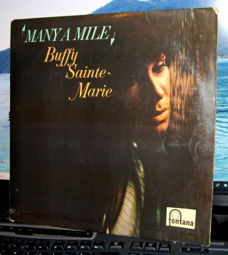 Buffy Sainte - Marie.  " Many A Mile " Fontana Uk 1965 Lp.  Mono.  Orig.