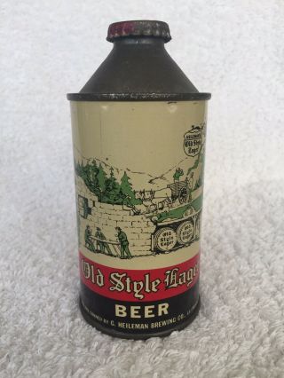 Old Style Lager Cone Top Beer Can - Usbc 177 - 17 -