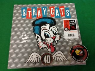 Stray Cats 40 Rock Colored Splatter Vinyl Lp Piranha Records