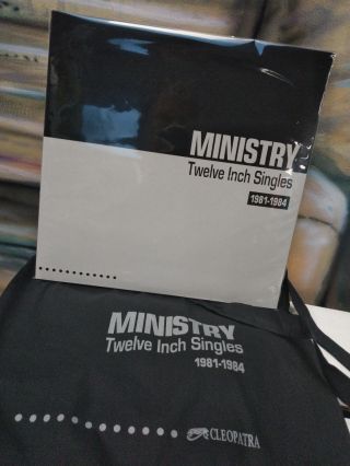 Ministry - Twelve Inch Singles 1981 - 1984 2 Record Set Clear Vinyl W Bag Wave