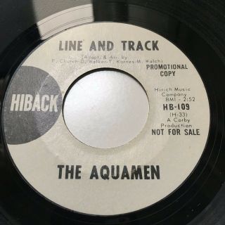 Aquamen - Line And Track / Tomorrow Is A Long Time - Hiback Promo 109.  Listen