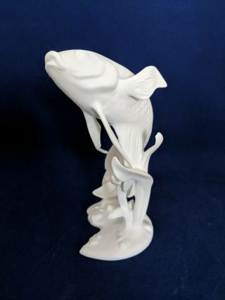 RARE KAISER W Germany Porcelain Bisque Koi Fish Figurine 404 3