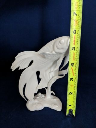 RARE KAISER W Germany Porcelain Bisque Koi Fish Figurine 404 5