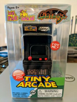 Tiny Arcade Ms.  Pac Man Galaga Combo Cracker Barrel Exclusive Rare