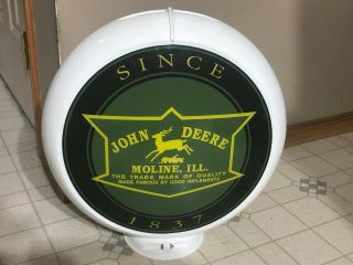 John Deere Gas Pump Globe John Deere Moline Ill Offically Licensed 1997