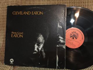 Cleveland Eaton Plenty Good Eaton Black Jazz Records BJQD/20 VG Ari Brown quad 2
