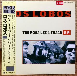 Los Lobos - The Rosa Lee 4 Track Ep Japan Promo 12 " Obi L13p 7128