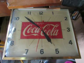 Vintage Swihart Products Coca Cola Wall Clock