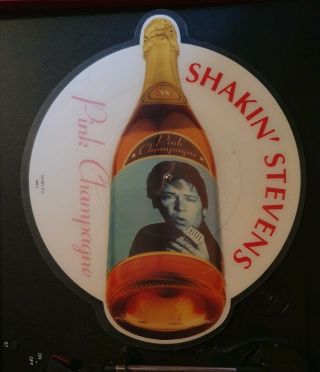 Shakin Stevens Pink Champagne 10 Inch Picture Disc Rare