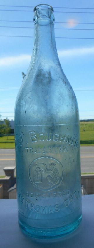 Very Rare - D.  J.  Boughner,  St.  Thomas,  Ontario Canada A.  B.  M.  Quart Soda