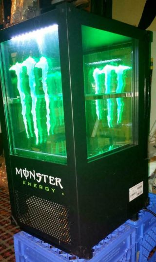 Monster Energy Drink Mini Electric Dorm Fridge Cooler