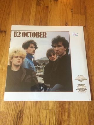 Rare U2 October 1981 Vinyl Record 1st Pressing Island 33 Rpm