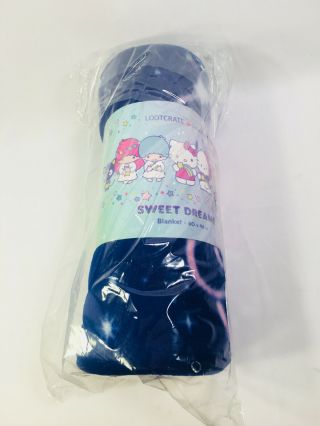Sanrio Throw Blanket Hello Kitty Sanrio Loot Crate Sweet Dreams Exclusive