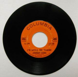 JOHNNY CASH PRESSING RING OF FIRE COLUMBIA 45RPM 4 - 42788 FACTORY SLEEVE 5