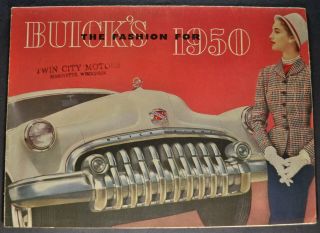 1950 Buick Brochure Special Riviera Roadmaster Wagon 50
