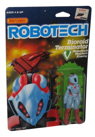 Robotech Bioroid Terminator Masters Enemy (1985) Matchbox 3.  75 Inch Figure