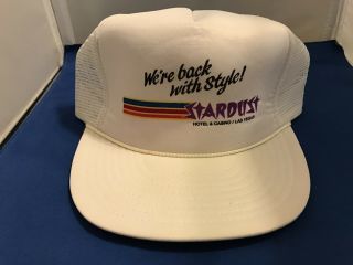Vintage Stardust Hotel & Casino Las Vegas Snap Back Cap (we’re Back With Stayle)