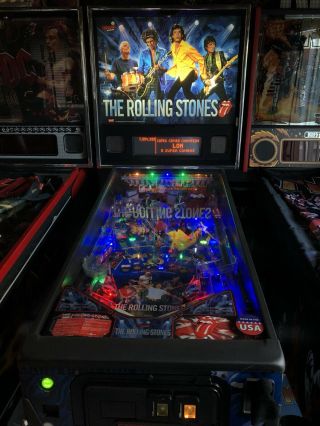 Rolling Stones 2011 Pinball Machine By Stern