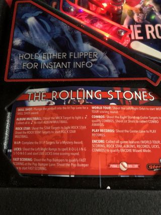 Rolling Stones 2011 Pinball Machine By Stern 3