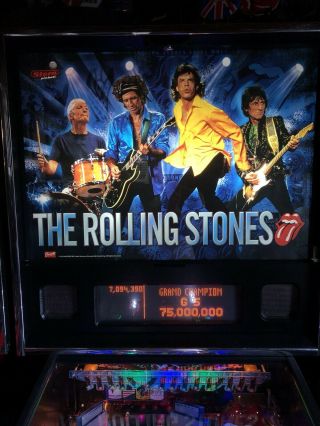 Rolling Stones 2011 Pinball Machine By Stern 4
