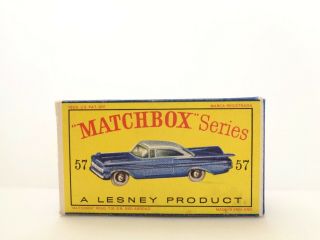Orig.  Box For 1961 Moko Lesney Matchbox No.  57 