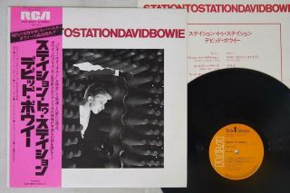 David Bowie Station To Station Rca Rvp - 6027 Japan Obi Vinyl Lp