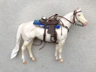 Top Lsq Breyer Horse Traditional Accessory Western Saddle Set Bosal Toots Geyer