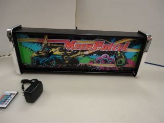 Moon Patrol Marquee Game/rec Room Led Display Light Box