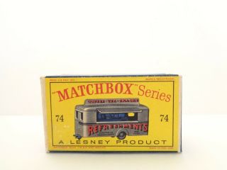 Orig.  Box For 1959 Moko Lesney Matchbox No.  74 