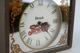 Vintage Pepsi - Cola Advertising Mirrored Wall Clock Victorian Woman Style Mirror 4