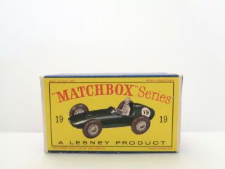 Orig.  Box For 1962 Moko Lesney Matchbox No.  19 