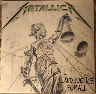 Metallica - And Justice For All Vinyl (vinyl Double Lp) Opened Never Played