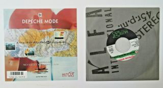 Depeche Mode - Never Let Me Down Again Rare Japan 7 " Vinyl Ali - 779 - Vgc