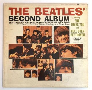 The Beatles Second Album - 1964 US Mono 1st Press T - 2080 VG,  Ultrasonic 2