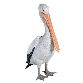 The Giant White Pelican Hand Painted Large Scale Design Toscano Statue