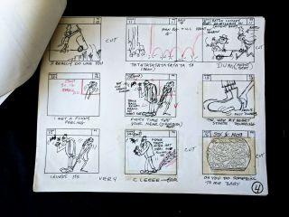 Groovie Goolies 1970 Animation Production 9 Hand Drawn Pages and 9 Final Pages 4