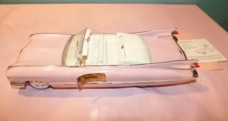 1959 Pink Cadillac Eldorado Convertible Empty Ceramic Jim Beam Decanter 3
