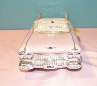1959 Pink Cadillac Eldorado Convertible Empty Ceramic Jim Beam Decanter 5