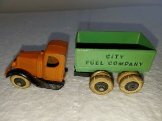 Tootsie Toy Open Bed Coal Truck Dual Axle 1930 