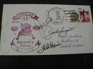 Apollo 13 Recovery Orig.  Signed Crew Incl.  Swigert,  Space
