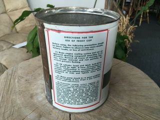 VINTAGE B/A BRITISH AMERICAN OIL FROST COP ANTI FREEZE TIN/CAN CANADA 3